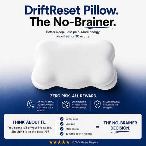 DriftReset™ Recovery Pillow