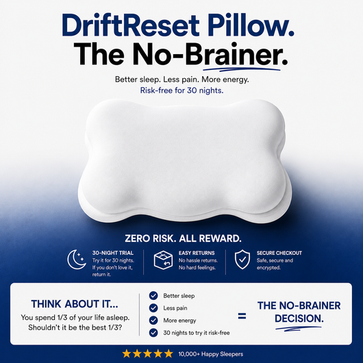 DriftReset™ Recovery Pillow