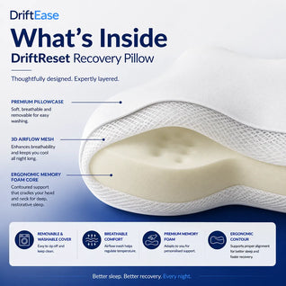 DriftReset™ Recovery Pillow